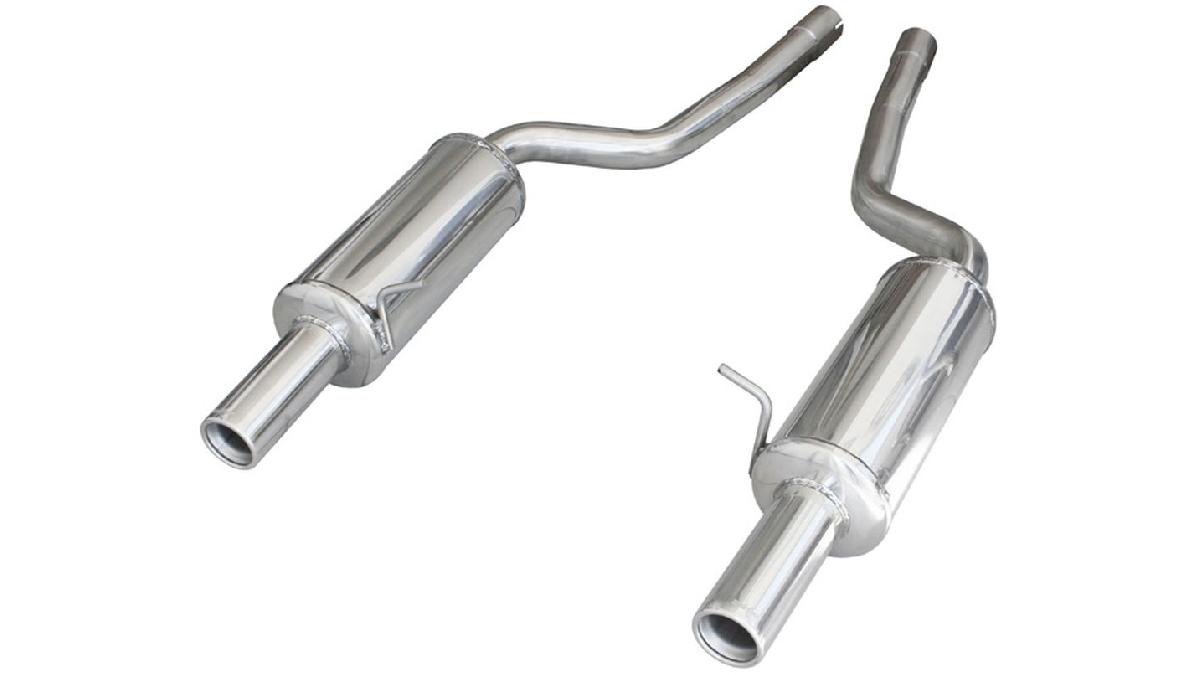 100%25+Inox+%C3%89chappement+Double+sur+mesure+pour+Audi+RS6+4.2i+V8+2002-+Droite%2FGauche+80mm